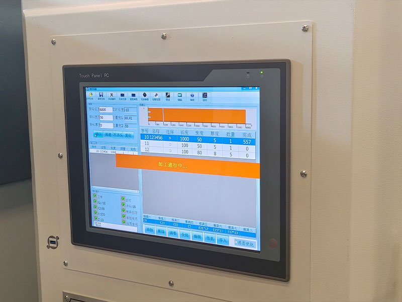 Control cabinet for CNC busbar machine